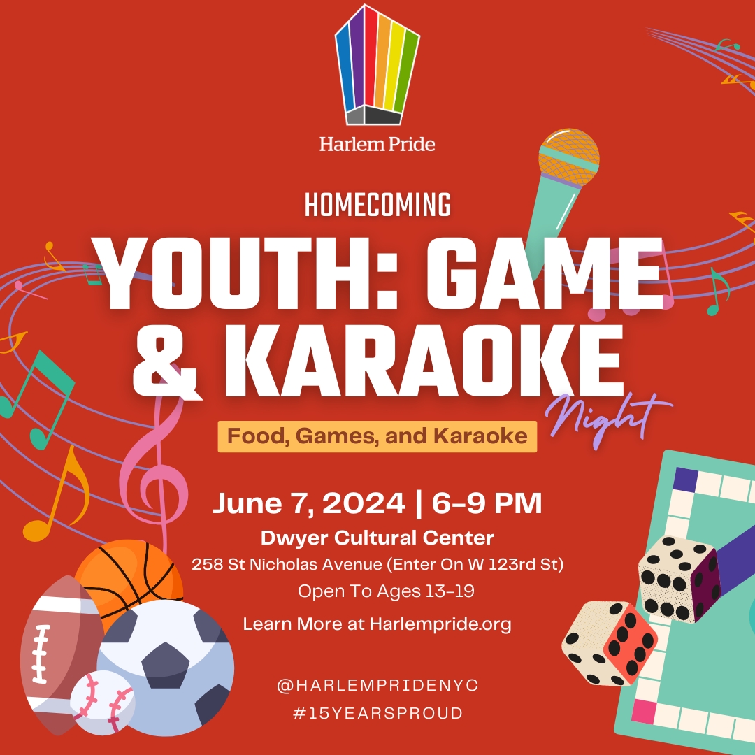 Photo of Harlem Pride: Youth Game & Karaoke Night